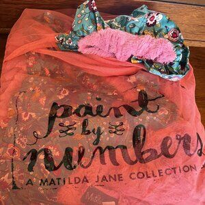 Matilda Jane Paint by Numbers Minky Ruffle Blanket NIB NEW